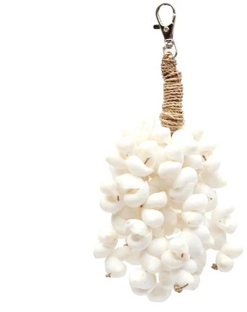 Bazaar Raktų pakabukas, Kai Shell, 0,1x0,1x0,2 m, Balta