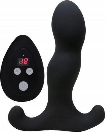 Aneros Vice 2 Juodas Dual-Motor Intimate Device with Remote 10.8cm