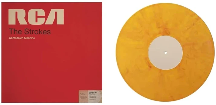 Vinilinė plokštelė Comedown Machine Opaque Geltona W/red Streak