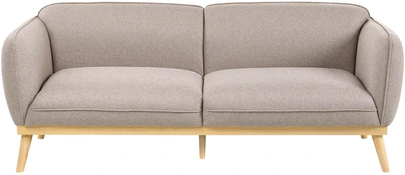 Beliani Trivietė sofa LJUNG, šviesiai ruda