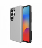 Dėklas Perfectionists Triangle Case Samsung S928 S24 Ultra sidabrinis