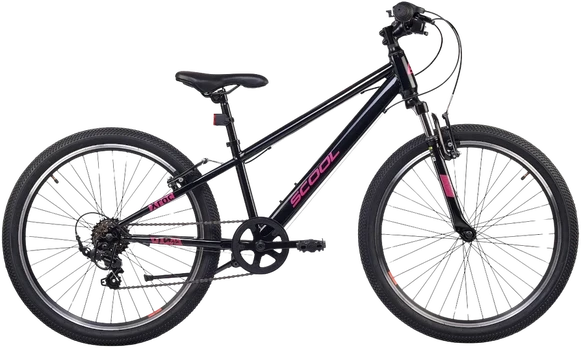 Children's bicycle S'COOL Xroc, 24" Oxid/Rožinė