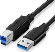 Laidas Ugreen UGR1156BLK, USB/USB 2.0 type B, 1 m, juoda kaina