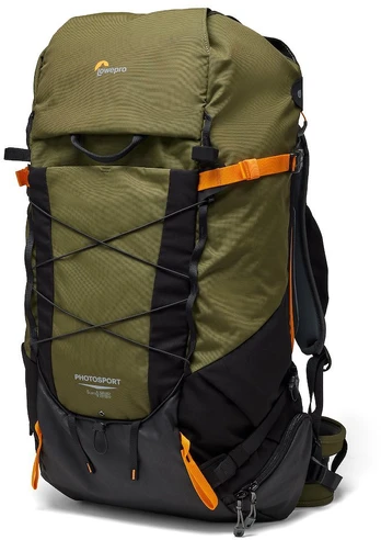 Durable and extra roomy backpackQuick access to equipment from the back of the bagMultiple att