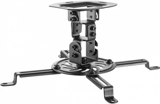 Equip Projektorius Ceiling Mount Bracket, Ceiling, 13.5kg, Juodas, Nerūdijantis plienas, -15 - 15°, 360°