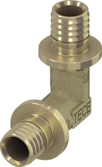 Tece alkūnė 90 ° 25 mm žalvaris - 707025