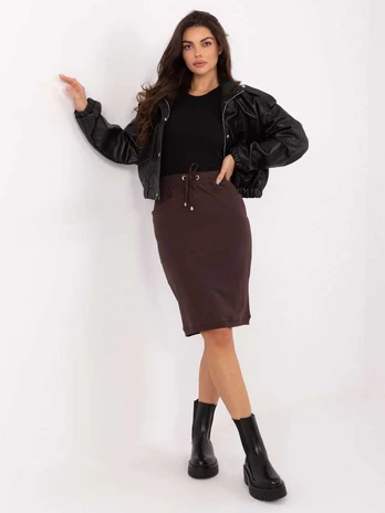 Basic Feel Good Spódnica-RV-SD-4793-1.32-ciemny ruda