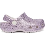 Šlepetės Crocs Classic Chunky Glitter Clog T 211940 Violetinė