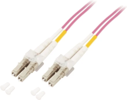 M-Cab 5M LWL JUMPER OM4 LC-LC/50/125 LSZH DUPLEX VIOLET