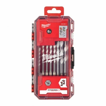 MILWAUKEE grąžtai UNIWERSALNE kpl. 8szt.