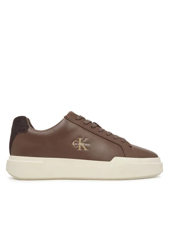 Laisvalaikio batai Calvin Klein Chunky Cupsole Laceup Croc Bt HM0HM02298 Tamsiai ruda