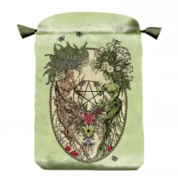 The Magickal Botanical satininis maišelis kortoms