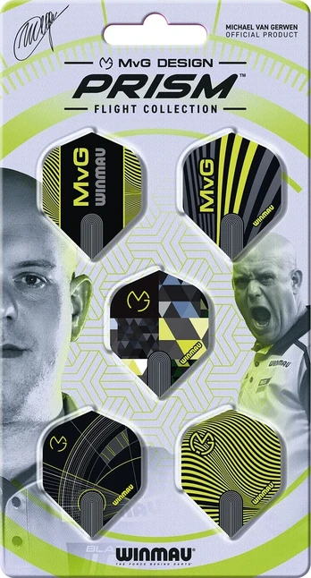 Winmau MvG Prism dartų plunksnelių rinkinys