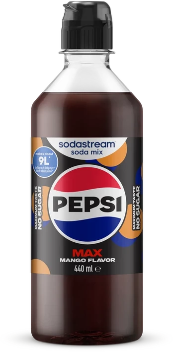SodaStream Pepsi Max Mango 440 ml -virvoitusjuomatiiviste