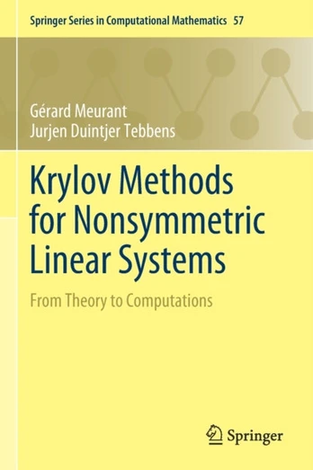 Krylov Methods for Nonsymmetric Linear Systems - Minkštas viršelis