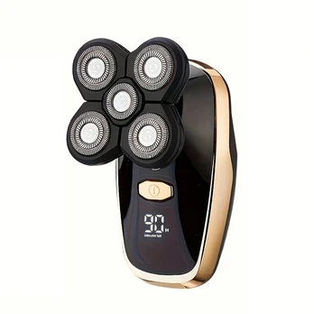 Barzdaskutė Elektrinė barzdaskutė su LED ekranu, Golden