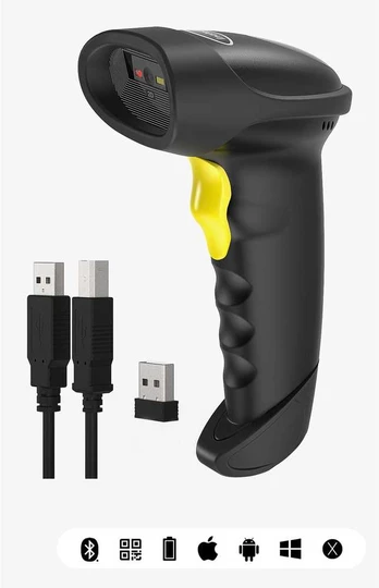 Skeneris inateck Barcodescanner 50 juodas [BCST-50_black]
