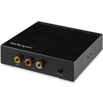 „StarTech“ HDMI Į RCA keitiklio dėžutė / SU GARSO KOMPOZINIU VID ADAPTERIU
