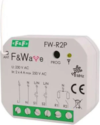 F&F Bistabili dviguba P/T relė 85÷265V AC/DC – (FW-R2P)