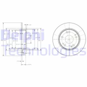 Stabdžių diskas DELPHI BG4118C kaina