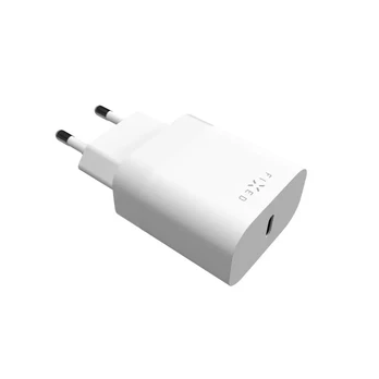 FIXED Síťová nabíječka 20W s USB-C výstupem a podporou PD bílá
