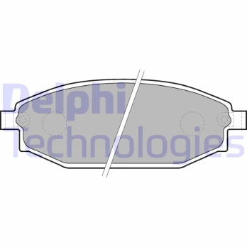 DELPHI LP1665 Brake pad set