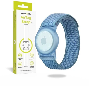 Dėklas Mėlyna Mobile Origin AirTag Strap, mėlynas