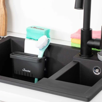 Organizer kuchenny na zlew Easy Kitchen regulowany VILEDA
