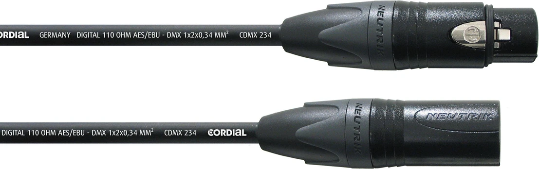 Cordial AES/EBU XLR - XLR -kaapeli, 2 m