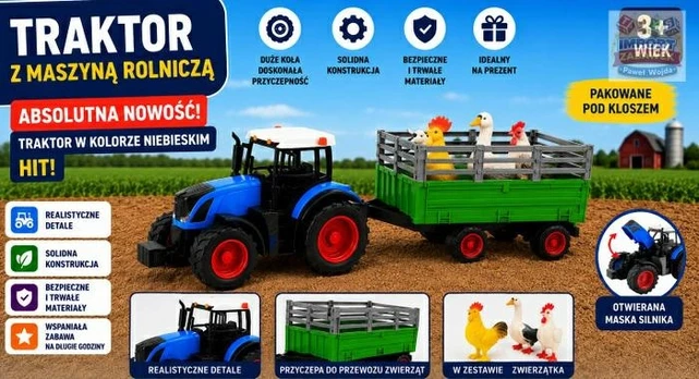 09186 TRAKTORIUS SU ŽEMĖS ŪKIO MAŠINA