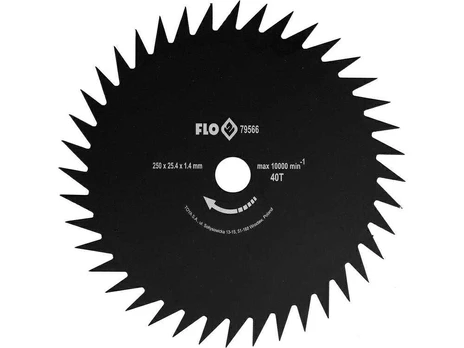 Toya FLO TARCZA ZĘBY UKOŚNE DO KOSY 250/25,4mm
