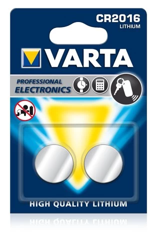 Baterijos Varta LITHIUM CR2016 - 2BP (2xCR2016)