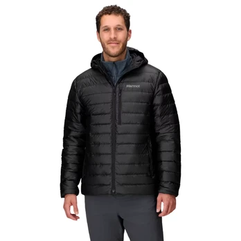 Vyriška pūkinė striukė Marmot Highlander Hoody - Juoda - XL