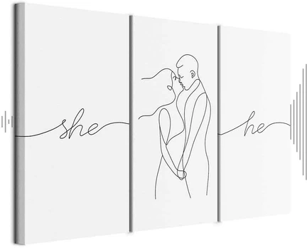Artgeist Paveikslas - Love Triptych (3 Parts)