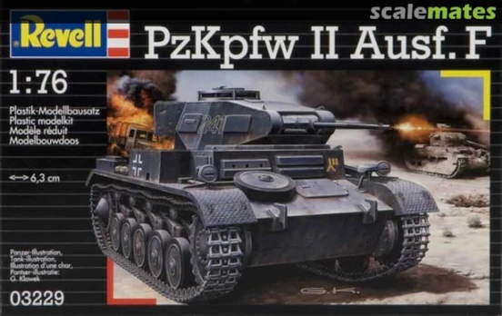 Revell plastikinis modelis Panzer II Ausf. F 1:76