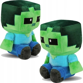 Minecraft pliušinis žaislas / pakabukas - Steve Zombie