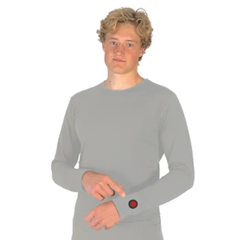 Glovii GJ1GL shirt/top Blouse Crew neck Long sleeve Elastane,Polyester
