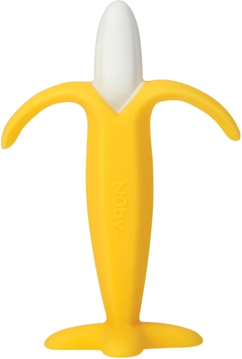 Nûby - Teether Silicone Banana + 3 m (708026)