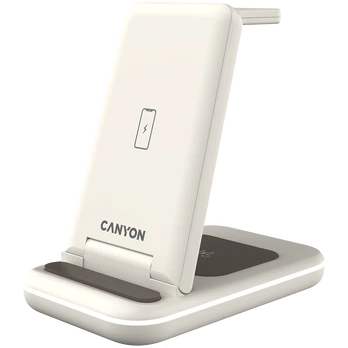 Wireless charger Canyon WS-304 3in1, Cosmic Latte