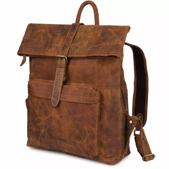 Odine kuprinė 15,6″ laptopui, ruda, verslo, talpi A4