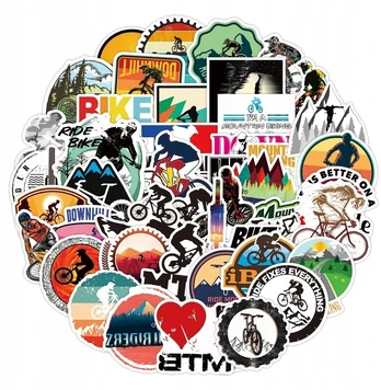 Lipdukai stickers bomb mix dviračiai 50 vnt