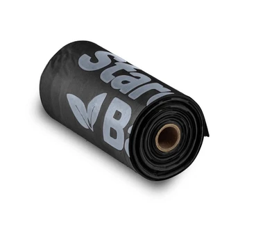 STARCHBAG BIO compostable poop bags black 1x15 pcs