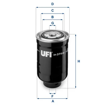 Kuro filtras UFI 24.374.00