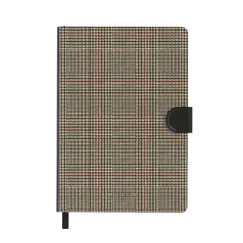 Favorite Coat - Plaid Notebook, A5 (14.8 x 21cm) / Dotted