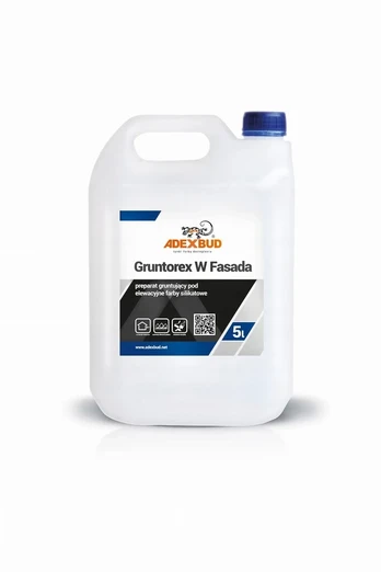 Išorinis gruntas Gruntorex W Fasada Silikat po fa