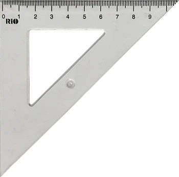 Trikampė liniuotė Pratel, 45 laipsnių, 16 cm