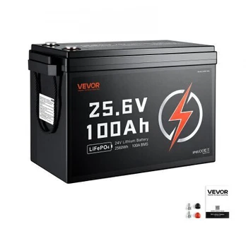 24V 100Ah LiFePO4 ličio akumuliatorius, 4000+ ciklai, 100A BMS