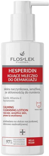 FLOS HESPERIDIN Mleczko d/demakijażu kojace