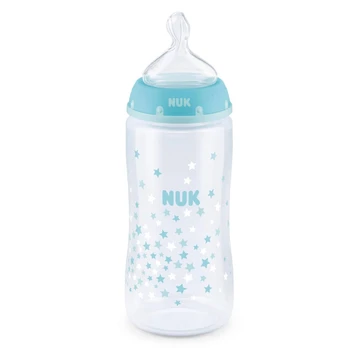 NUK buteliukas stiklinis First Choice+, 240 ml, 0-6