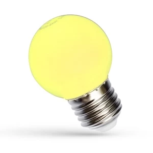 Lemputė Spectrum LED, P45, geltona, E27, 1 W, 20 lm